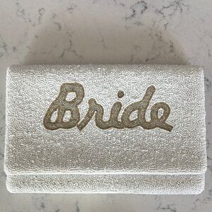 Elegant White Bridal Clutch